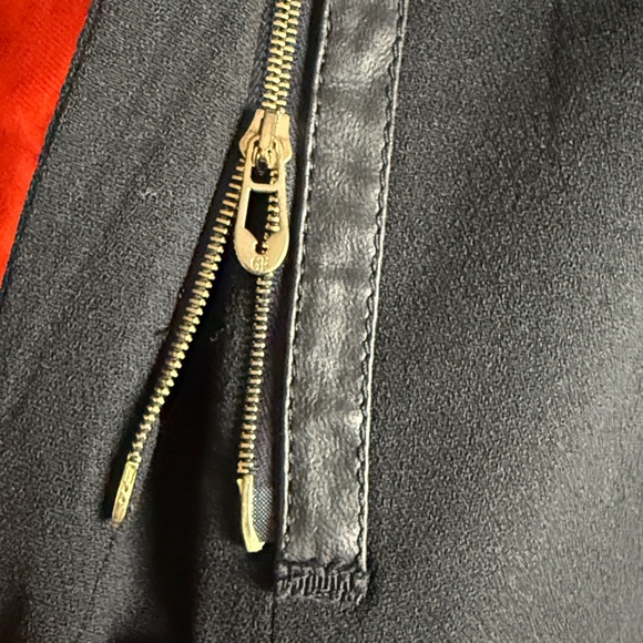 Gianfranco Ferré Vintage Black Dress Wide Structured Collar Wool Blend Tailored - Picture 6 of 9